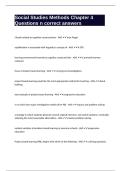 Social Studies Methods Chapter 4 Questions n correct answers