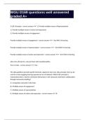 WGU D169 questions well answered graded A&plus;