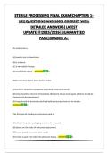 STERILE PROCESSING FINAL EXAM&lbrack;CHAPTERS 1-13&rsqb;&vert;QUESTIONS AND 100&percnt; CORRECT WELL DETAILED ANSWERS&vert;LATEST UPDATE&excl;&excl;&excl;&excl;2025&sol;2026&vert;GUARANTEED PASS&vert;GRADED A&plus;