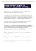 WGU D003 QUESTIONS WITH COMPLETE SOLUTIONS GRADED A&plus;
