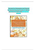 Test Bank for Philosophies and Theories for Advanced Nursing Practice &lpar;3rd Edition&rpar; by Janie B&period; Butts & Karen L&period; Rich &vert; Updated 2025&sol;2026 Study Guide & Practice Questions