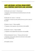 A&P LAB EXAM 1 ACTUAL EXAM SCRIPT 2026 VERIFIED QUESTIONS AND ANSWERS