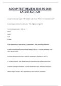 AOCNP TEST REVIEW 2025 TO 2026 LATEST EDITION&period;