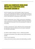 AAFCS 200 COMPOSITE TEXES EXAM REVIEW 2026 QUESTIONS WITH SOLUTIONS GRADED A&plus;
