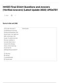 MN551 Final EXAM Questions and Answers &lpar;Verified Answers&rpar; &lpar;Latest Update 2025&rpar; UPDATE&excl;&excl;