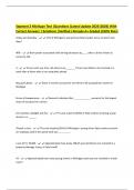 Segment 2 Michigan Test &vert;Questions &lpar;Latest Update 2025&vert;2026&rpar; With Correct Answers &vert; Solutions &vert;Verified &vert;Already A&plus; Graded &lpar;100&percnt; Pass&rpar;