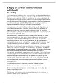 Kern van het internationaal publiekrecht&comma; hoofdstuk 1 samenvatting