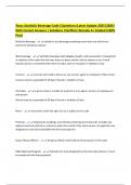 Texas Alcoholic Beverage Code &vert;Questions &lpar;Latest Update 2025&vert;2026&rpar; With Correct Answers &vert; Solutions &vert;Verified &vert;Already A&plus; Graded &lpar;100&percnt; Pass&rpar;