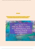 Women&rsquo;s Health Care in Advanced Practice Nursing &ndash; 2nd Edition &ndash; Complete Test Bank for All Chapters&comma; A&plus; Graded Questions and Answers
