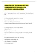 ABFAS BOARD EXAM 2026 ACTUAL EXAMINATION TEST COMPLETE QUESTIONS AND SOLUTIONS
