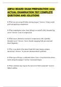 ABFAS BOARD EXAM PREPARATION 2026 ACTUAL EXAMINATION TEST COMPLETE QUESTIONS AND SOLUTIONS