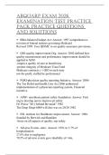 ABQUARP EXAM2026EXAMINATIONTESTPRACTICEPACK PRACTICE QUESTIONSAND SOLUTIONS