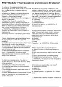 PECT Module 1 Test Questions and Answers Graded A&plus;