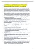 ALPP CLC Exam 1 &vert; 2025&sol;2026 Latest Edition &vert; 100  Questions and Verified Answers &vert; 100&percnt; Accurac regulates the marketing of breastmilk substitutes which includes infant formulas&comma;  follow-on formulas&comma; and any other food or drink&comma; together with feeding bottl