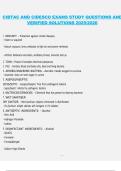 CIBTAC & CIDESCO &ndash; Exams Study Questions and Verified Solutions &lpar;2025&sol;2026&rpar; &ndash; Complete Certification Review Material
