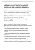ACTUAL EXAMINATION TEST COMPLETE QUESTIONS AND SOLUTIONS GRADED A&plus;