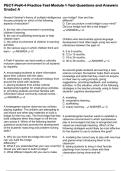 PECT PreK-4 Practice Test Module 1 Test Questions and Answers Graded A