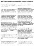 PECT Module 3 Test Questions and Answers Graded A&plus;