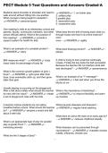 PECT Module 3 Test Questions and Answers Graded A