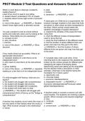 PECT Module 2 Test Questions and Answers Graded A&plus;