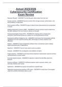 Package deal  for  Cyber Security  ITS Cybersecurity Practice Exam Questions And 100&percnt; Verified Answers 2025&sol;2026