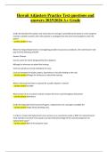 Hawaii Adjuster Practice Test &vert; Verified Questions & Correct Answers &vert; Latest A&plus; Grade &vert; 2025&sol;2026 Edition