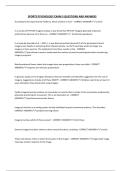 SPORTS PSYCHOLOGY EXAM 3 QUESTIONS AND ANSWER