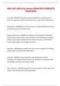 MOS 1023 UWO &lpar;first lecture&rpar; EXAM WITH COMPLETE SOLUTIONS 