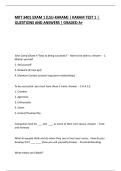 MKT 3401 EXAM 1 &lpar;LSU-KARAM&rpar; &vert; KARAM TEST 1 &vert; QUESTIONS AND ANSWERS &vert; GRADED A&plus;