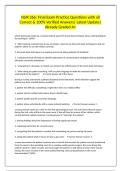 NUR 266&colon; Final Exam Practice Questions with all Correct & 100&percnt; Verified Answers&vert; Latest Update&vert; Already Graded A&plus;