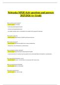 Nebraska MPJE TL&semi;DR Exam Prep &vert; Verified Questions & Correct Answers &vert; 2025&sol;2026 Edition &vert; A&plus; Grade