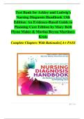 Test Bank for Ackley and Ladwig's Nursing Diagnosis Handbook 13th Edition &vert; Complete Guide