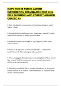 NAVY PMK EE FOR E6 CAREER INFORMATION EXAMINATION TEST 2026 FULL QUESTIONS AND CORRECT ANSWERS GRADED A&plus;