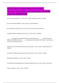 BIOS 255 Comprehensive Exam&colon; Review Question and answers already passed 2025&sol;2026