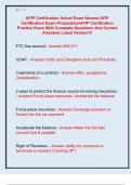 AFIP Certification Actual Exam Newest AFIP  Certification Exam Preparation&sol;AFIP Certification  Practice Exam With Complete Questions And Correct  Answers&vert; Latest Version&excl;&excl;&excl;