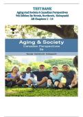 Aging and Society&colon; A Canadian Perspective &ndash; Complete Course Summary and Study Material