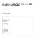 ALU 202 EXAM 2025 UPDATE WITH COMPLETE SOLUTIONS 100&percnt; VERIFIED&excl;&excl;