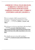 AMEDD DCC FINAL EXAM 2026 BANK  CURRENTLY TESTING EXAM  QUESTIONS WITH DETAILED  VERIFIED ANSWERS &lpar;100&percnt; CORRECT  ANSWERS0 &sol;ALREADY GRADED A&plus; 