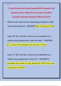 F Card Practice NV Exam Newest 2026 Complete 100  Questions And 100&percnt;Correct Answers &lpar;Verified  Answers&rpar; &vert;Already Graded A&plus;&vert;&vert;Brand New&excl;&excl;&excl; 