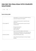 OSU OKC 1314 FINAL EXAM WITH COMPLETE SOLUTIONS&excl;&excl;