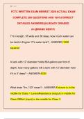 FCTC WRITTEN EXAM NEWEST 2026 ACTUAL EXAM  COMPLETE 200 QUESTIONS AND 100&percnt;CORRECT  DETAILED ANSWERS&vert;&vert;ALREADY GRADED  A&plus;&vert;&vert;BRAND NEW&excl;&excl;&excl;&excl; 
