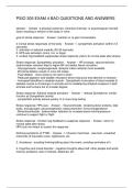 PSIO 305 EXAM 4 BAO QUESTIONS AND ANSWERS