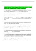GCSS ARMY Unit Supply Test 1 &lpar;GTRAC&rpar; Exam Questions And Answers Latest Graded A&plus;