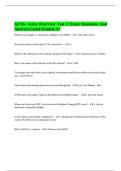 GCSS- Army Overview Test 1 Exam Questions And Answers Latest Graded A&plus;