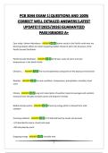 PCB 3044 EXAM 1&vert;QUESTIONS AND 100&percnt; CORRECT WELL DETAILED ANSWERS&vert;LATEST UPDATE&excl;&excl;&excl;&excl;2025&sol;2026&vert;GUARANTEED PASS&vert;GRADED A&plus;