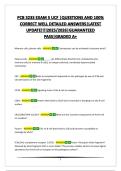 PCB 3233 EXAM 5 UCF &vert;QUESTIONS AND 100&percnt; CORRECT WELL DETAILED ANSWERS&vert;LATEST UPDATE&excl;&excl;&excl;&excl;2025&sol;2026&vert;GUARANTEED PASS&vert;GRADED A&plus;
