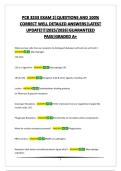 PCB 3233 EXAM 2&vert;QUESTIONS AND 100&percnt; CORRECT WELL DETAILED ANSWERS&vert;LATEST UPDATE&excl;&excl;&excl;&excl;2025&sol;2026&vert;GUARANTEED PASS&vert;GRADED A&plus;