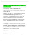 GISP Study Guide Exam Questions And Answers Latest Graded A+
