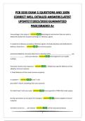 PCB EXAM BUNDLE&vert;QUESTIONS AND 100&percnt; CORRECT WELL DETAILED ANSWERS&vert;LATEST UPDATE&excl;&excl;&excl;&excl;2025&sol;2026&vert;GUARANTEED PASS&vert;GRADED A&plus;