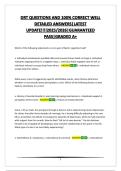 DRT QUESTIONS AND 100&percnt; CORRECT WELL DETAILED ANSWERS&vert;LATEST UPDATE&excl;&excl;&excl;&excl;2025&sol;2026&vert;GUARANTEED PASS&vert;GRADED A&plus;